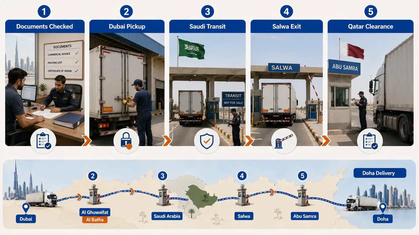 Dubai to Qatar cargo route explainer